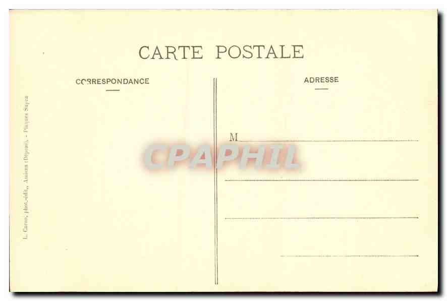 CPA Amiens Cathedrale Stalles du Choeur l'Hortillonne  — Rückseite