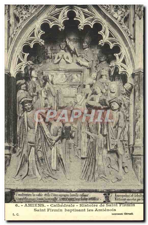 Amiens - Kathedrale - Geschichte des Heiligen Firmin