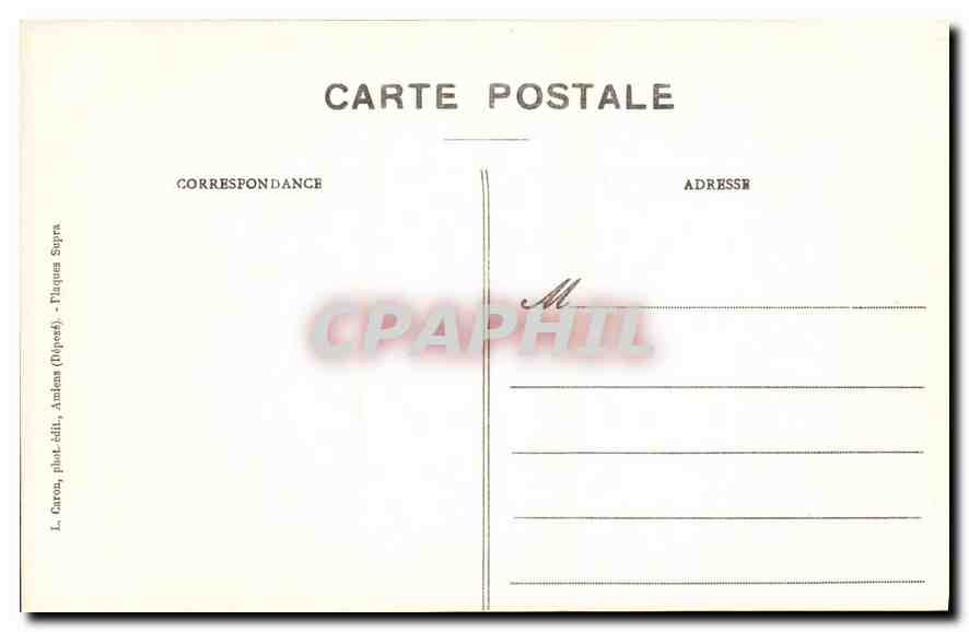 CPA Amiens Cathedrale Histoire de Saint Jean Baptiste  — Rückseite