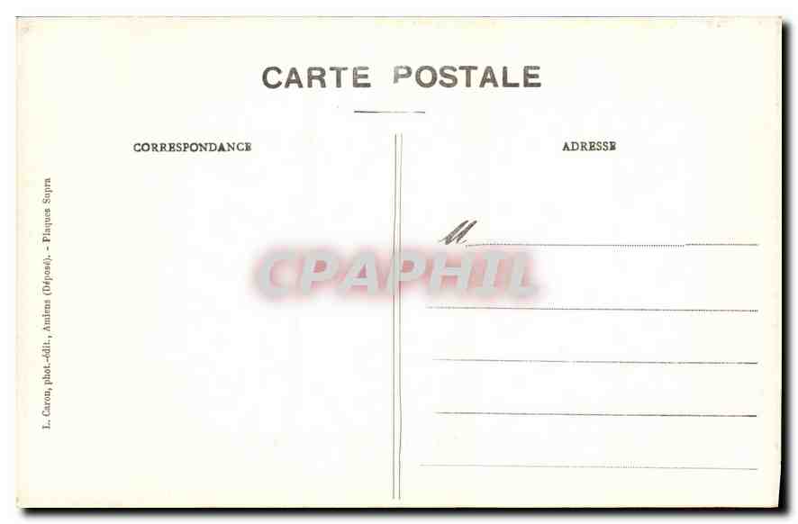 CPA Amiens Cathedrale Histoire de St Jean Baptiste  — Back