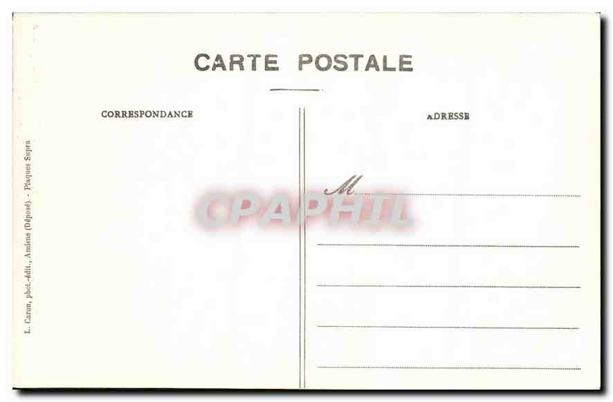 CPA Amiens Cathedrale Histoire de St Jean Baptiste Predication de Saint Jean Baptiste  — Rückseite