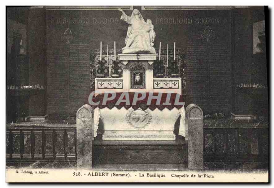 CPA Albert Somme La Basilique Chapelle de la Pieta 