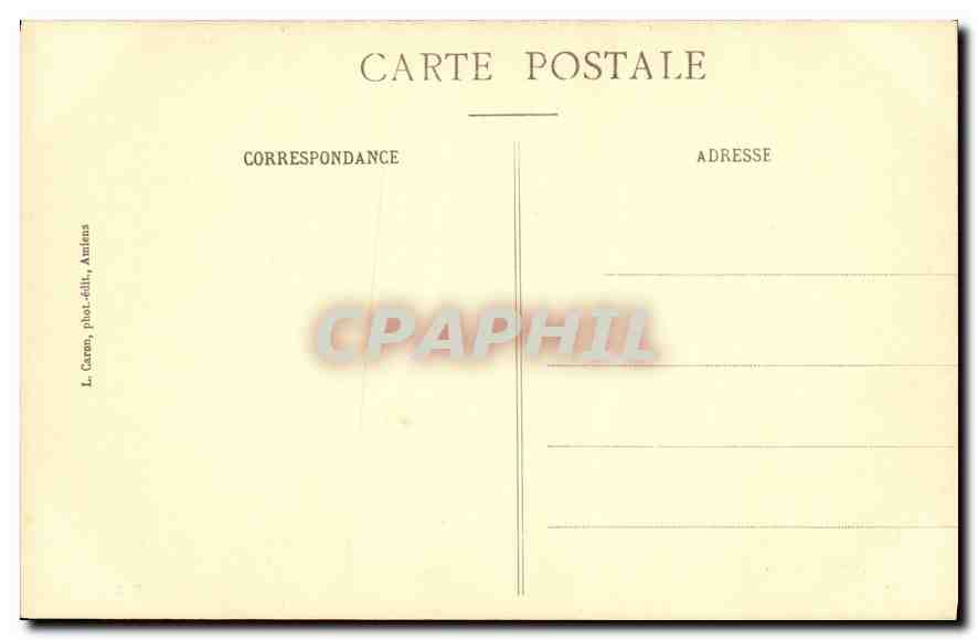 CPA Amiens Cathedrale Histoire de St Firmin Arrestation de Saint Firmin  — Rückseite
