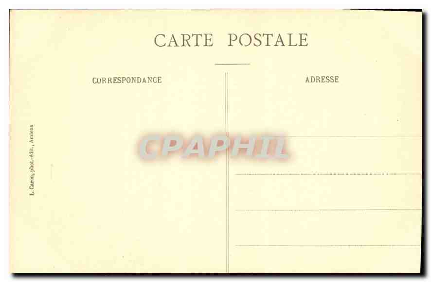 CPA Amiens Cathedrale Histoire de Saint Firmin Le Sepulture indiquee miraculeusement  — Back