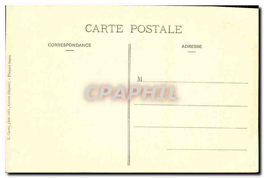 CPA Amiens Cathedrale Stalles du Choeur Rampe Les Noces de Cana  — Rückseite