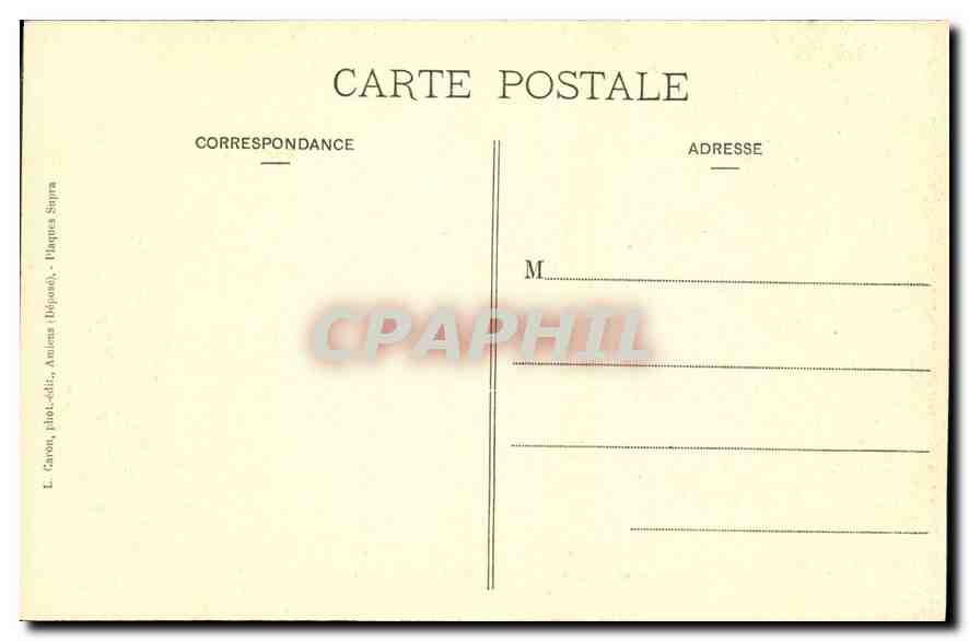 CPA Amiens Cathedrale Stalles du Choeur Rampe  — Verso
