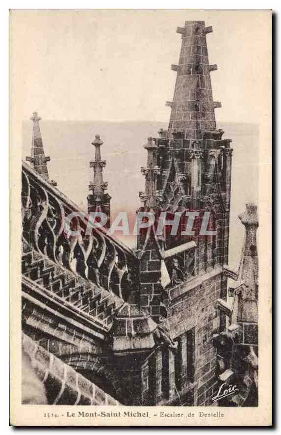 Le Mont-Saint-Michel — Escalier de Dentelle — Loïc