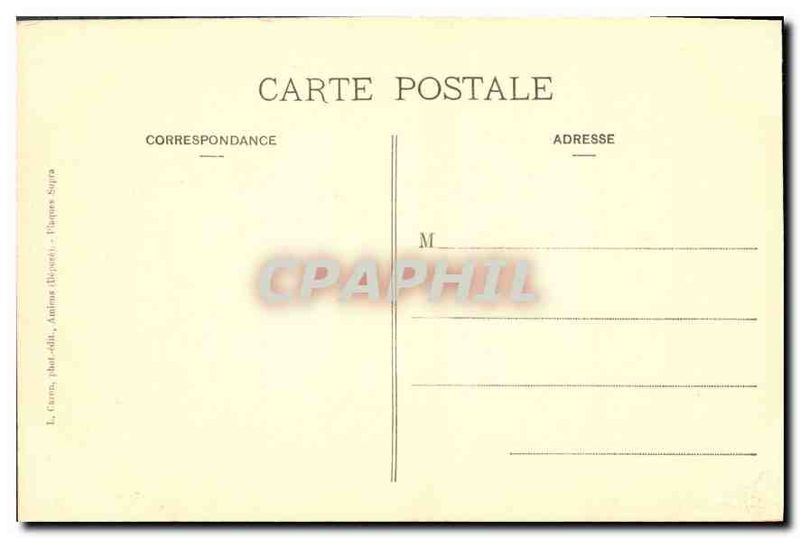 CPA Amiens Cathedrale Stalles du Choeur Jehan Trupin  — Back