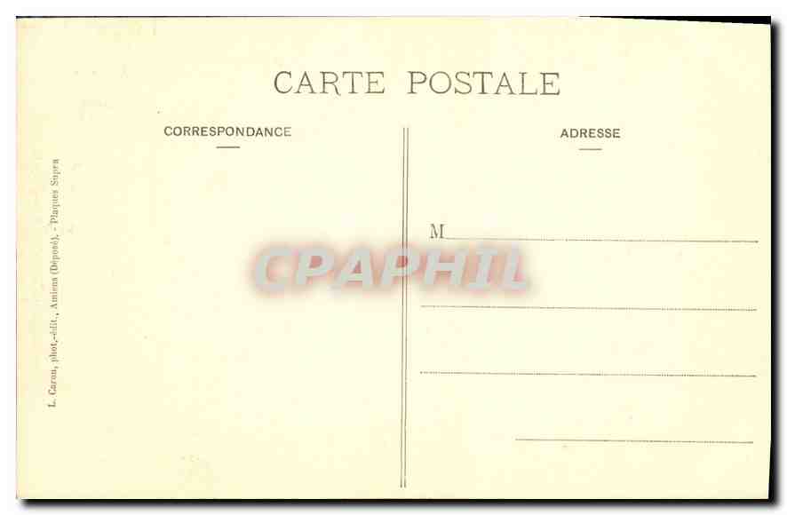 CPA Amiens Cathedrale Stalles du Choeur  — Back