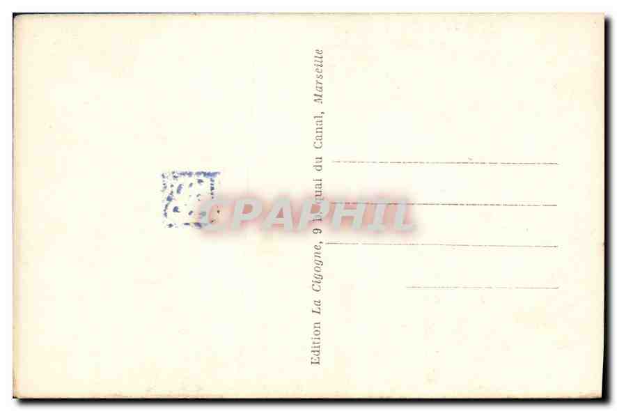 CPA Marseille La Bourse  — Verso