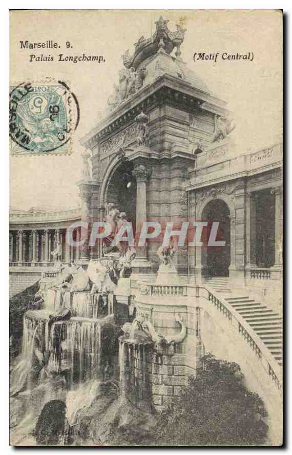 CPA Marseille Palais Longchamp 