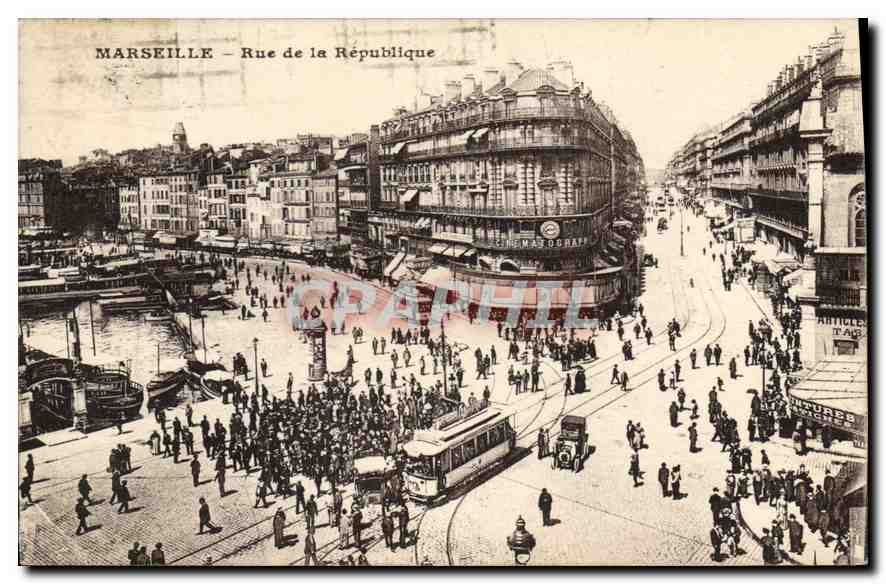 CPA Marseille Rue de la Republique 