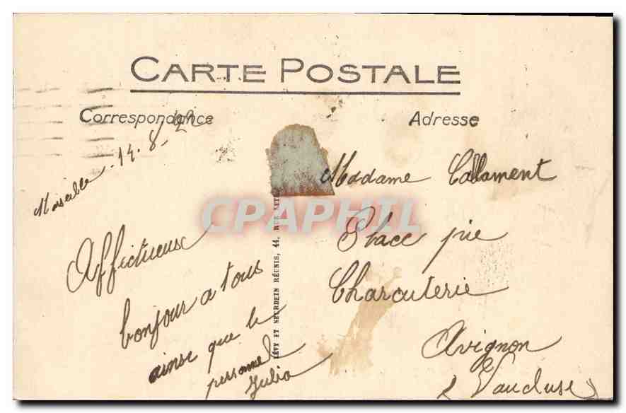 CPA Marseille La Cathedrale  — Rückseite