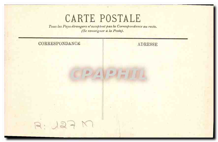 CPA Marseille Le Pont Tranbordeur  — Verso