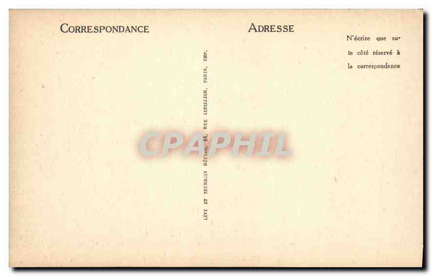 CPA Marseille Le Chateau D'if bati par Francois I  — Verso