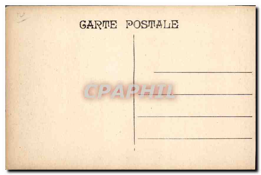 CPA Marseille Le Chateau  — Rückseite