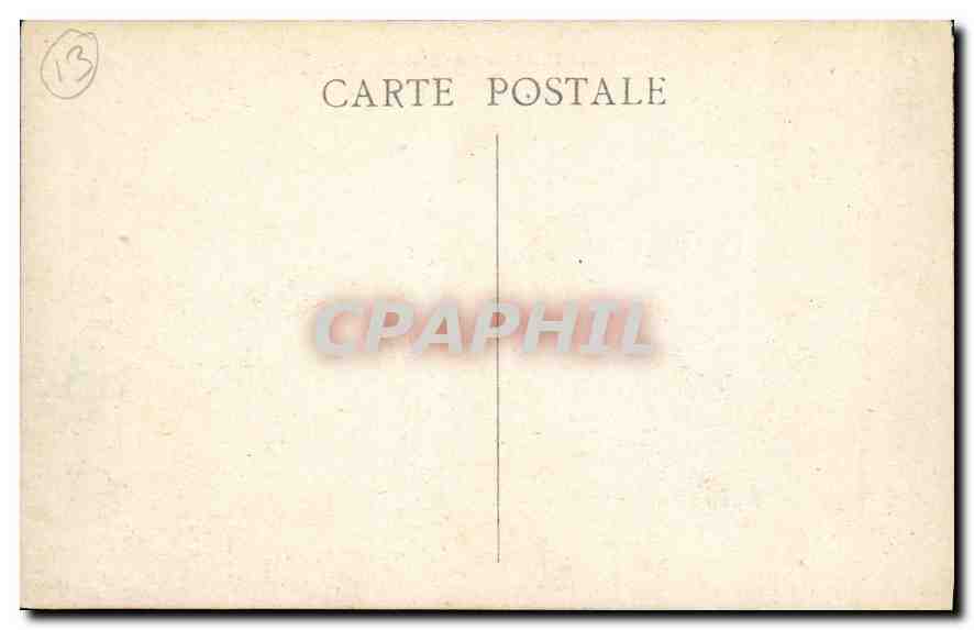 CPA Marseille Le Chateau d'If  — Verso