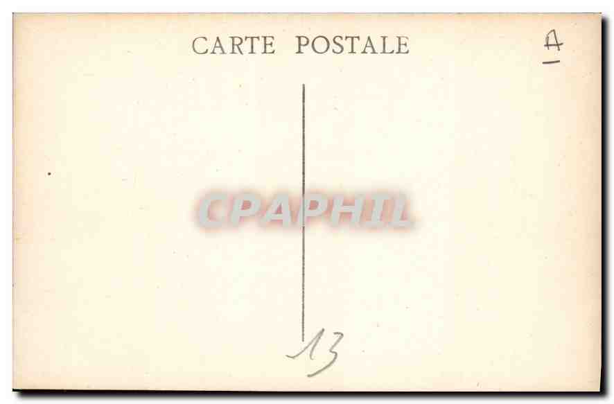 CPA Marseille Le Chateau d'If  — Verso