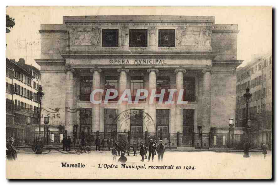 CPA Marseille l'Opera Municipal 