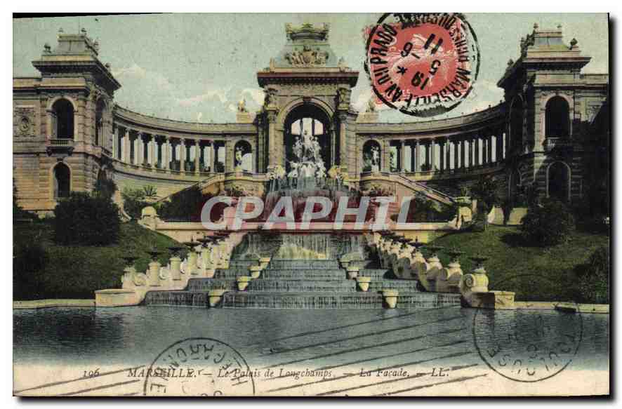 CPA Marseille Le Palais Longchamp 