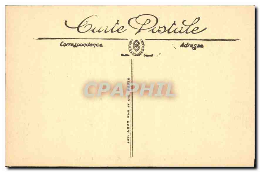 CPA Marseille Le Palais Longchamp  — Verso