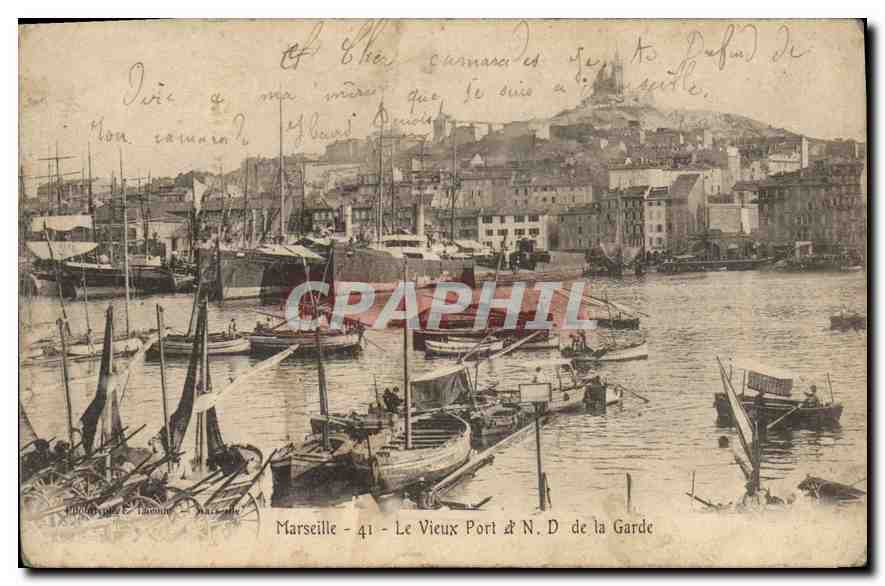 CPA Marseille Le Vieux N D de la Garde 