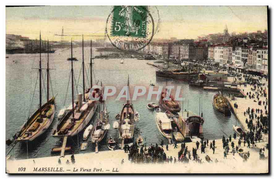 CPA Marseille Le Vieux Port 