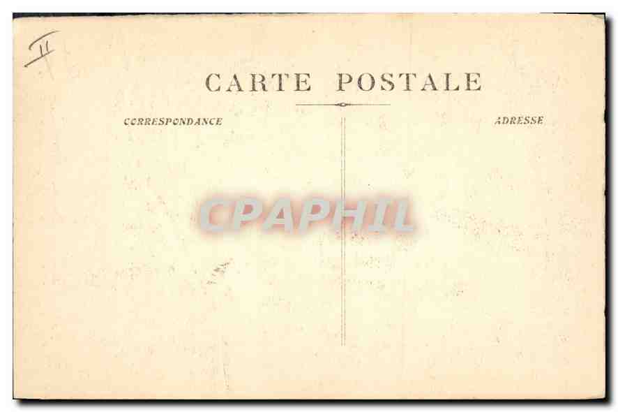 CPA Marseille Offert par le Mondain noel Avy Le gouter Ecole provencale Musee de Longchamp  — Verso