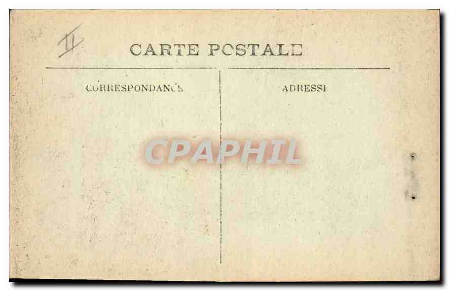 CPA Marseille Entree du Palais de la Syrie  — Verso