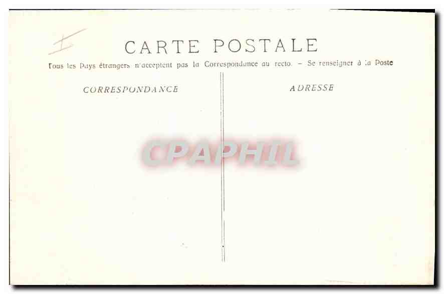CPA Marseille Exposition Coloniale Theatre Annamite  — Rückseite