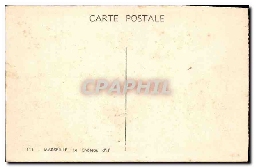 CPA Marseille Le Chateau  — Verso