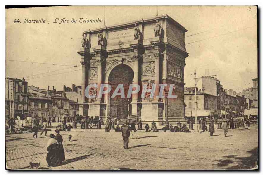 CPA Marseille L'Arc de Triomphe 