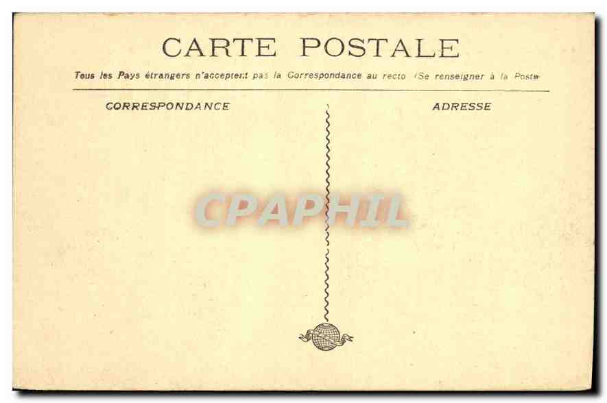 CPA Marseille L'Arc de Triomphe  — Verso