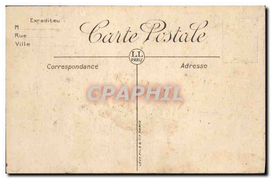 CPA Marseille La Corniche l'Anse du Prophete  — Verso