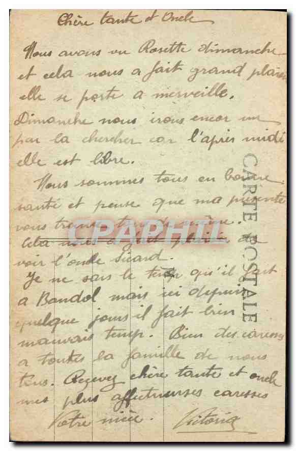 CPA Marseille Ascenseurs N D de la Garde  — Rückseite