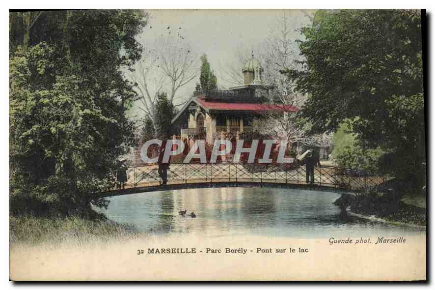 CPA Marseille Parc Borely Pont sur le Lac 