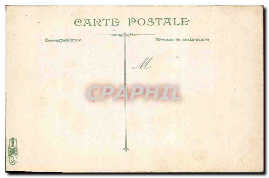 CPA Marseille Eglise des Reformes  — Rückseite
