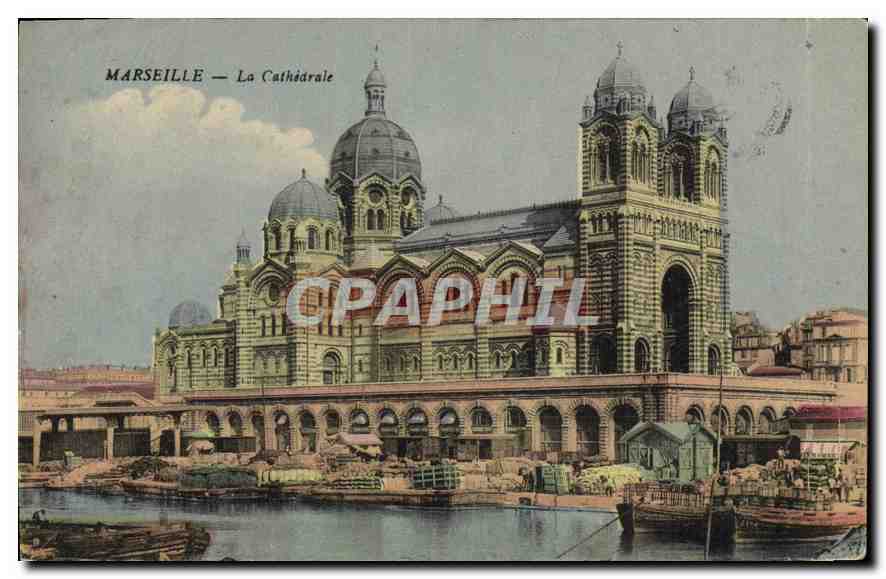 CPA Marseille La Cathedrale 