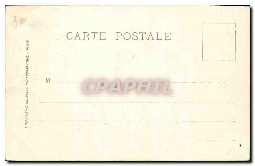 CPA Marseille Un coin du Vieux Port Bateaux — Verso