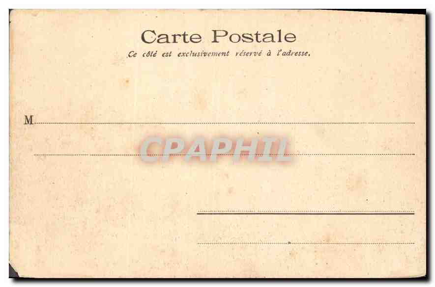 CPA Marseille Basilique de Notre Dame de la Garde  — Rückseite