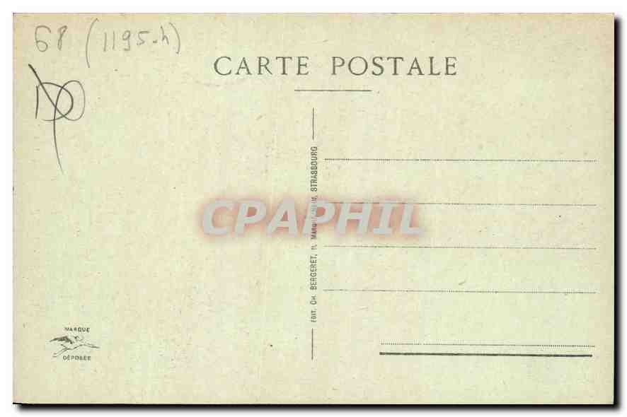 CPA Riquewihr L'Entree sous le Dolder  — Rückseite