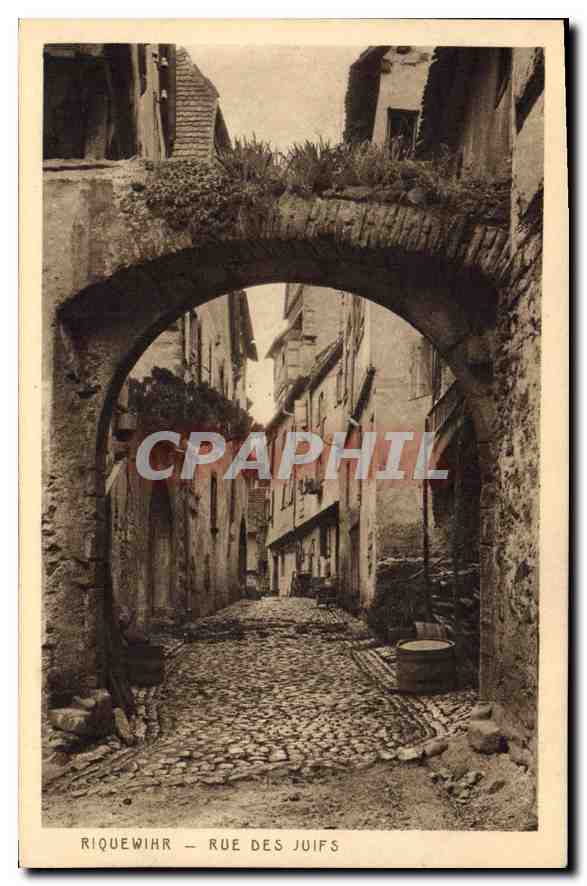 CPA Riquewihr Rue des Juifs 