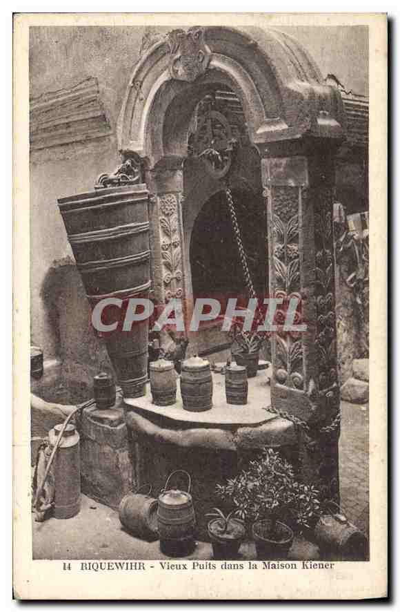 Riquewihr - Vieux puits dans la Maison Kiener — éditeur Fillion J. Mérite Riquewihr, n°14
