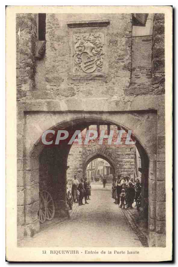 CPA Riquewihr Entree de la Porte Haute 
