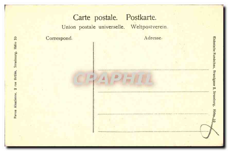 CPA Riquewihr Reichenweier Dolder  — Rückseite