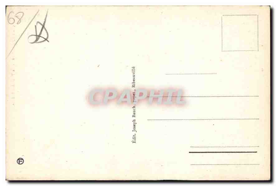 Riquewihr - La Tour des Voleurs — éditeur Joseph Bauch, Ribeaupierre — Verso