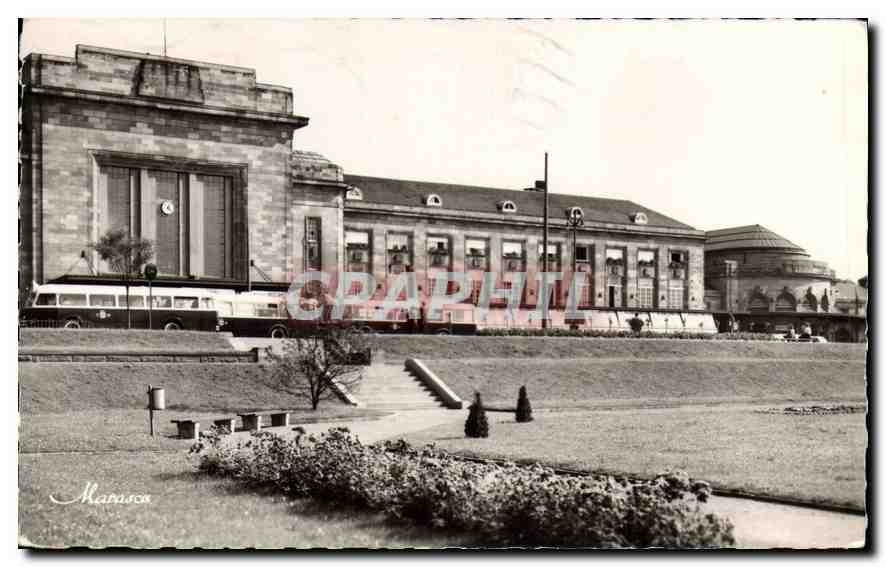 CPA Mulhouse H R La Gare 