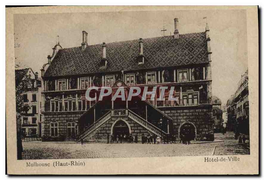 Mulhouse (Haut-Rhin) — Hôtel-de-Ville — éditeur non identifié