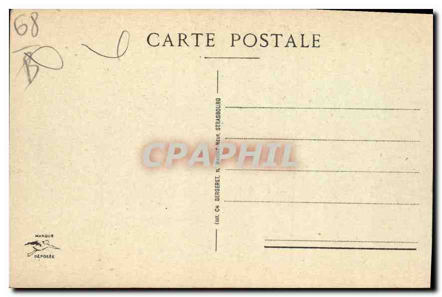 Mulhouse-Dornach et le Panorama des Vosges — CPA n° 20 — éditeur Marquer — Rückseite