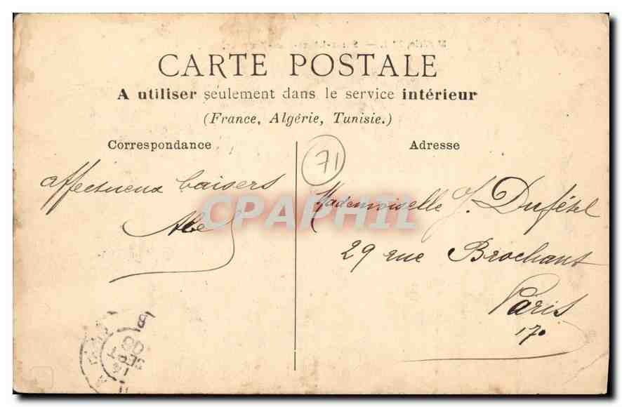 CPA Saint Leger sous Beuvray — Reverso